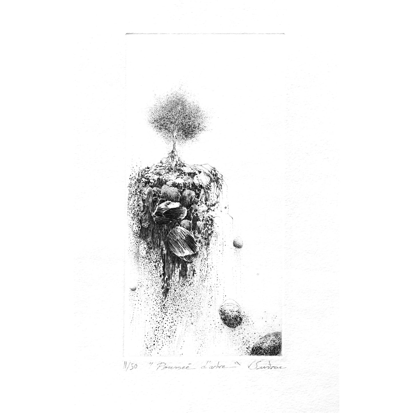 Poussée d'arbre