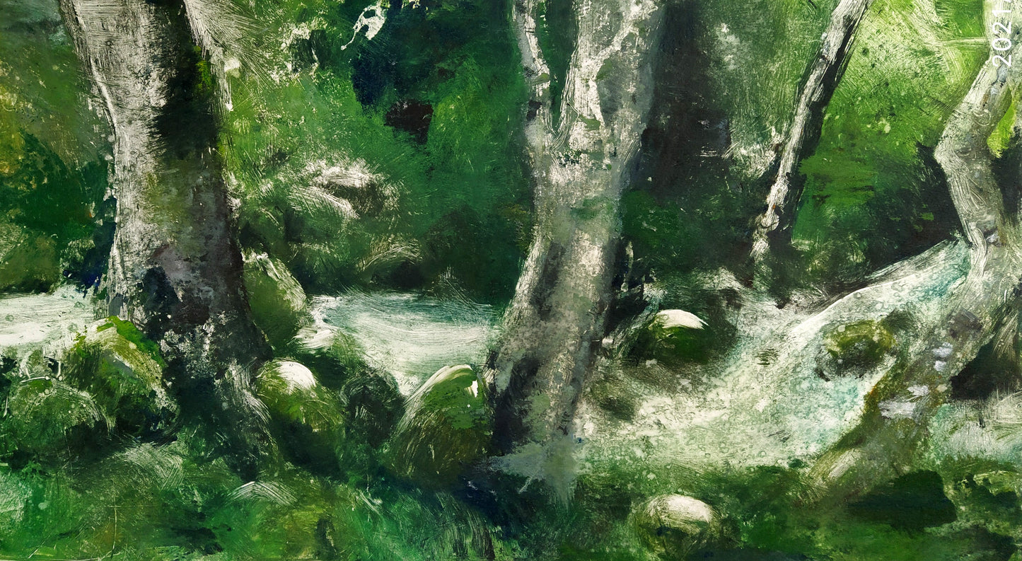 Au fil de l'eau, entre les arbres
